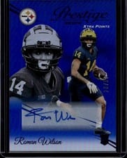 2024 Panini Prestige Xtra Points Signatures Premium Roman Wilson #366 card