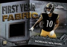 2024 Topps Chrome First Year Fabric Relics Roman Wilson #FYF-RW card
