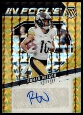 2025 Panini Mosaic In Focus Signatures Roman Wilson #IFS-RWN card