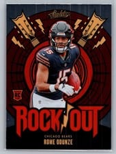2024 Panini Absolute Rock Out Rome Odunze #RO-ROE