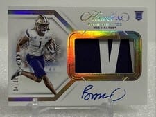 2024 Panini Flawless Rookie Patch Autographs Rome Odunze #4 card