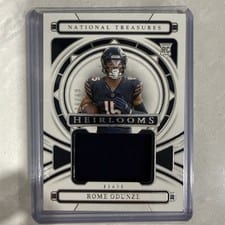 Rome Odunze 2024 Panini National Treasures Treasured Rookies card