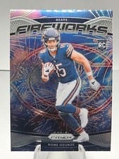 2024 Panini Prizm Fireworks Rome Odunze #19 card