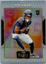 2024 Panini Select Score Select Throwback Rome Odunze #18 card
