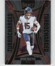 2024 Panini Select Turbocharged Rome Odunze #22 card
