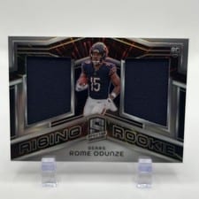 2024 Panini Spectra Rising Rookie Materials Rome Odunze #RRM-ROE card
