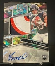 2024 Panini Spectra Rookie Patch Autographs Rome Odunze #204 card