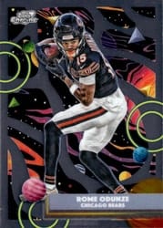2025 Topps Cosmic Chrome Base Set Rome Odunze #18 card