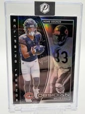 2024 Panini Obsidian Eclipsing Legends Rome Odunze/Willie Gault #11 card