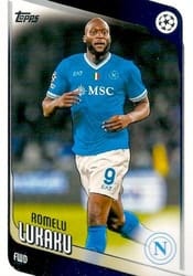 2025-26 Topps UEFA Club Competitions Base Set Romelu Lukaku #76 card