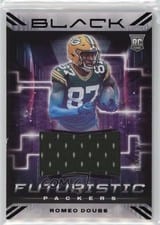 2022 Panini Black Futuristic Romeo Doubs #FUT-RDO card