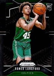 2019-20 Panini Prizm Base Set Romeo Langford #260 card