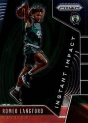2019-20 Panini Prizm Instant Impact Romeo Langford #11 card