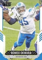 2021 Score Base Set Romeo Okwara #137 card