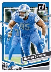2023 Donruss Base Set Romeo Okwara #104 card