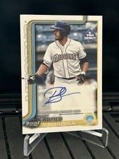2025 Topps Pro Debut Chrome Autographs Romeo Sanabria #PDC-4 card