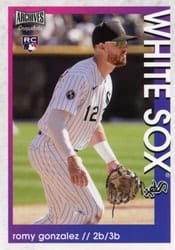 2022 Topps Archives Snapshots Base Set Romy Gonzalez #13 card