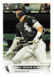 2022 Topps Base Set Romy Gonzalez #595 card