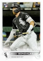 2022 Topps Base Set Romy Gonzalez #595 card