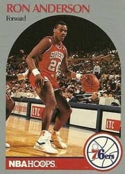 1990-91 Hoops Base Set Ron Anderson #224 card