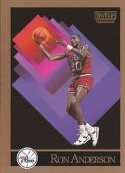 1990-91 SkyBox Base Set Ron Anderson #210 card