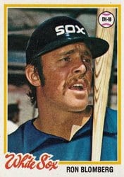 1978 Topps Base Set Ron Blomberg #506 card