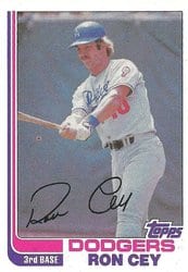 1982 Topps Base Set Ron Cey #410 card