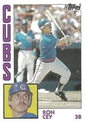 1984 Topps Base Set Ron Cey #357 card