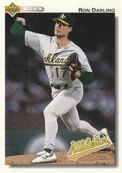 1992 Upper Deck Base Set Ron Darling #669 card