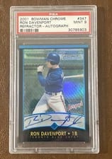 2001 Bowman Chrome Ron Davenport #347 card