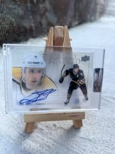 2023-24 Upper Deck Clear Cut Clearly Revered Autos Ron Francis #CR-RF card