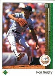 1989 Upper Deck Base Set Ron Guidry #307 card