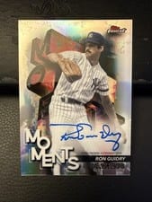 2024 Finest Moments Autographs Ron Guidry #FMA-RG card