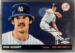 2025 Topps Chrome Platinum Base Set Ron Guidry #481 card
