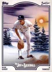 2025 Topps X Bob Ross: The Joy of Baseball Base Set Ron Guidry #72 card