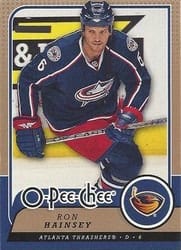 2008-09 O-Pee-Chee Base Set Ron Hainsey #252 card