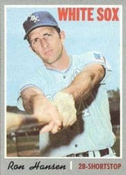 1970 Topps Base Set Ron Hansen #217 card