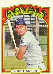 1972 Topps Base Set Ron Hansen #763 card