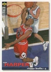1995-96 Collector's Choice Base Set Ron Harper #159 card
