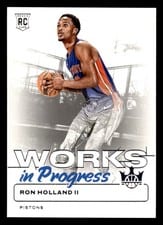 2024-25 Panini Court Kings Works in Progress Ron Holland II #28 card