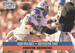 1991 Pro Set Base Set Ron Holmes #488 card