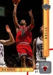 2001-02 Upper Deck Base Set Ron Mercer #20 card