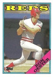 1988 Topps Base Set Ron Oester #17 card