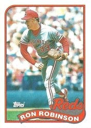 1989 Topps Base Set Ron Robinson #16 card
