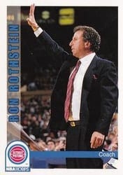 1992-93 Hoops Base Set Ron Rothstein #246 card