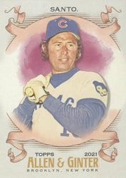 2021 Topps Allen & Ginter Base Set Ron Santo #86 card