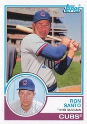 2021 Topps Archives Base Set Ron Santo #153 card