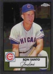 2021 Topps Chrome Platinum Anniversary Base Set Ron Santo #619 card