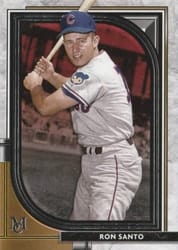 2021 Topps Museum Collection Base Set Ron Santo #9 card