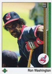1989 Upper Deck Base Set Ron Washington #519 card